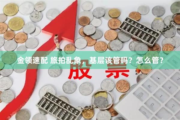 金领速配 旅拍乱象，基层该管吗？怎么管？