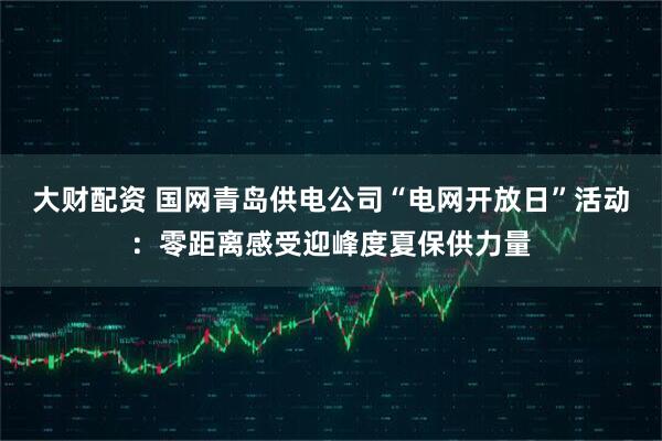 大财配资 国网青岛供电公司“电网开放日”活动：零距离感受迎峰度夏保供力量